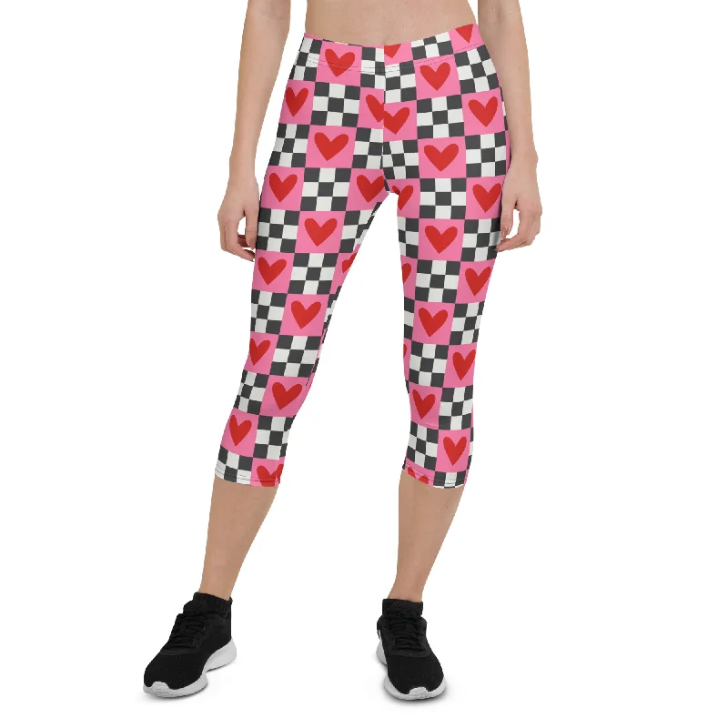 Sports Jumpsuit Checkered Romance Capris