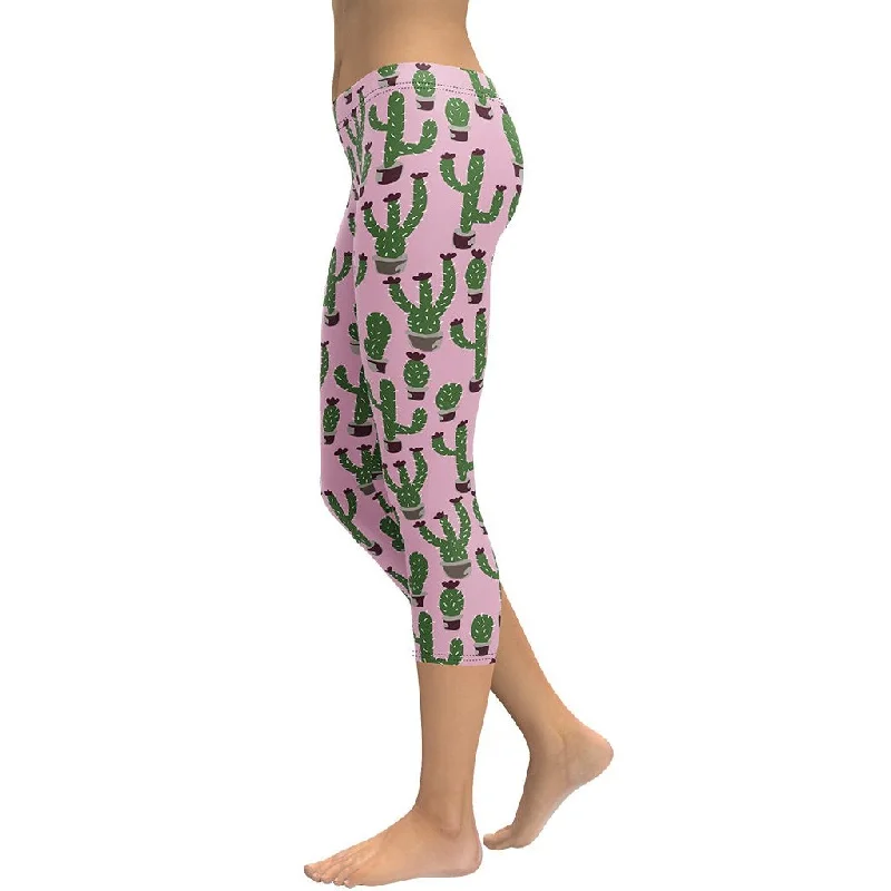 Spring Fashion Cactus Love Capris