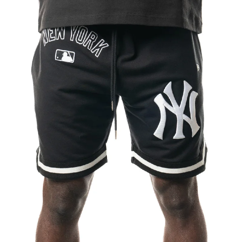 Retro Prints New Era MLB Higher Grade Basketball Shorts New York Yankees Black