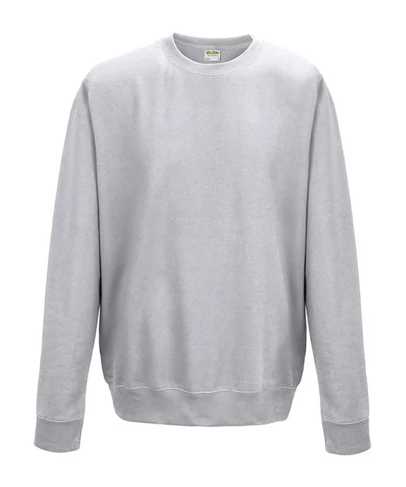 Youthful Style JHA030 - Just Hoods By AWDis Adult Midweight College Crewneck Sweatshirt | Ash Youthful Style JHA030 - Just Hoods By AWDis Adult Midweight College Crewneck Sweatshirt | Ash