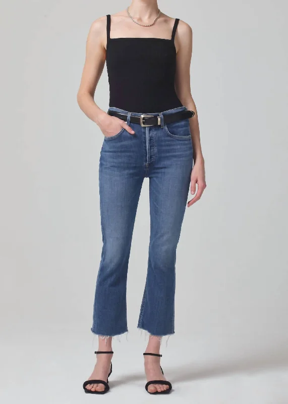 Cozy Outerwear Isola Mid Rise Boot Jean In Lawless