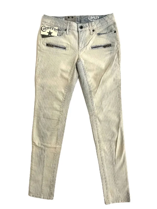 Exquisite Design Women's Copley Rocker Skinny Stretch Jeans In Light Blue
