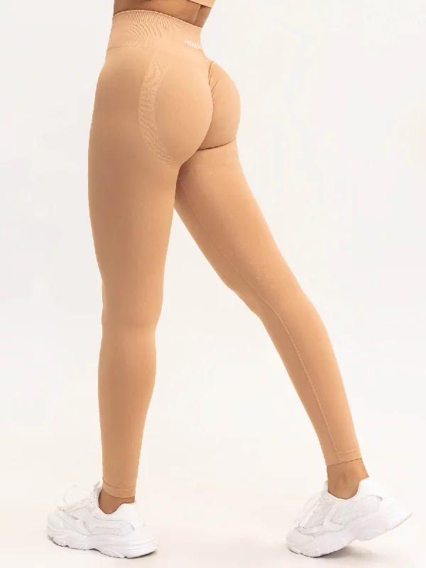 European Plan Lift 2.0 BBL Seamless Leggings - Tan