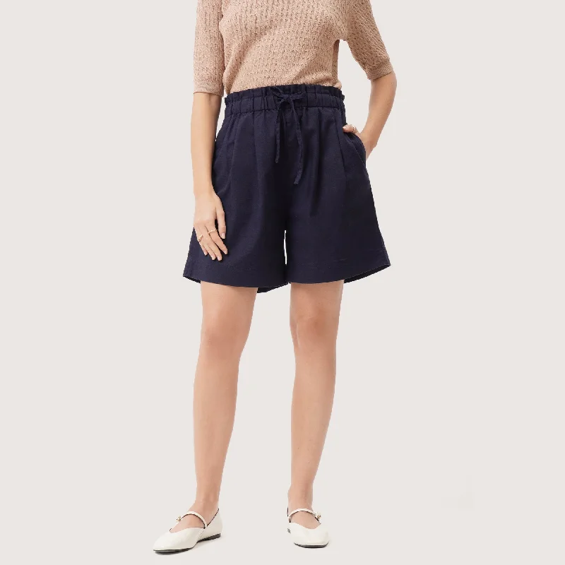 Party Wear Paperbag Drawstring Shorts