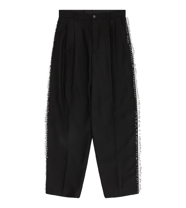 New Products NOIR KEI NINOMIYA Safety Pin Side Seam Detail Pant
