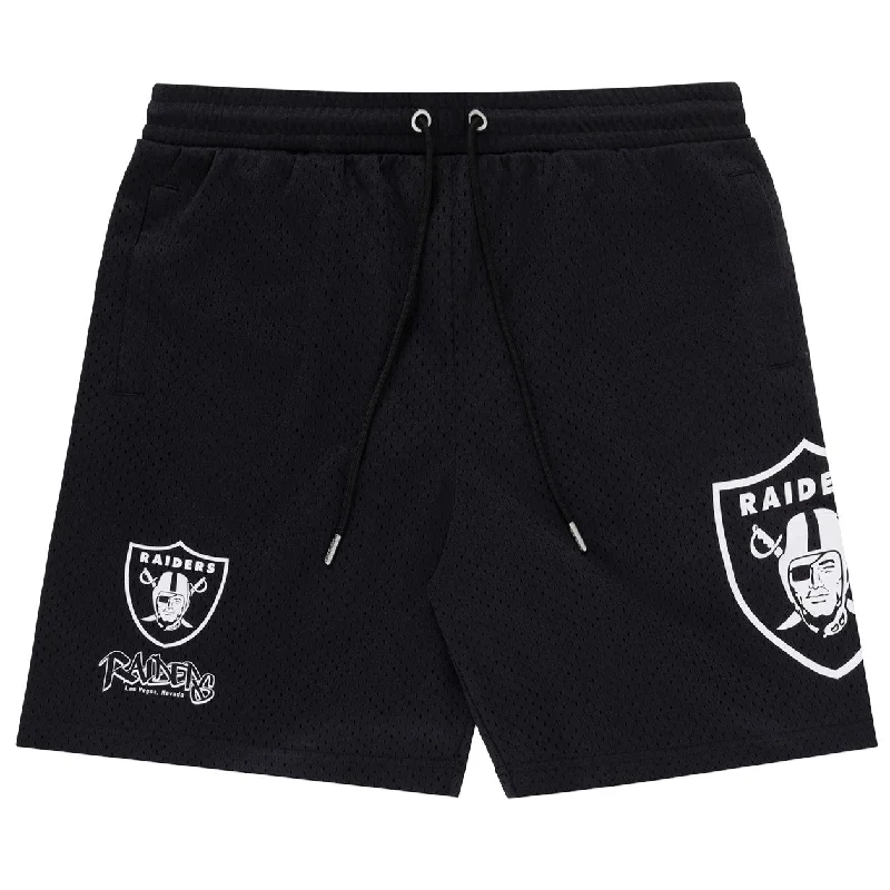 Cool Style Majestic NFL Brush Pop Mesh Short Las Vegas Raiders Black