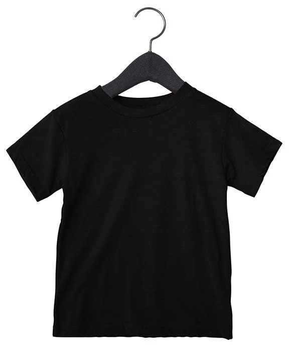 Unique Design 3001T - Bella + Canvas Toddler Jersey Short Sleeve T-Shirt | Solid Black Blend Unique Design 3001T - Bella + Canvas Toddler Jersey Short Sleeve T-Shirt | Solid Black Blend