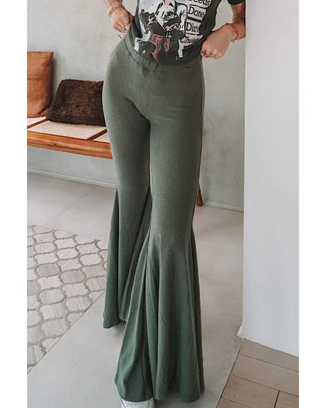Minimal Comfort Azura Exchange High Waist Fit and Flare Pants - L