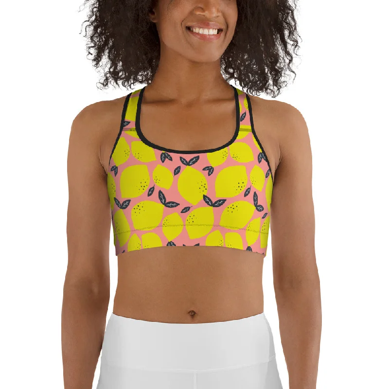 Boutique Recommendation Cute Lemon Sports Bra