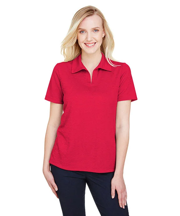 Sexy Fun DG22W - Devon & Jones CrownLux Performance® Ladies Address Melange Polo Shirt | Red Heather Sexy Fun DG22W - Devon & Jones CrownLux Performance® Ladies Address Melange Polo Shirt | Red Heather