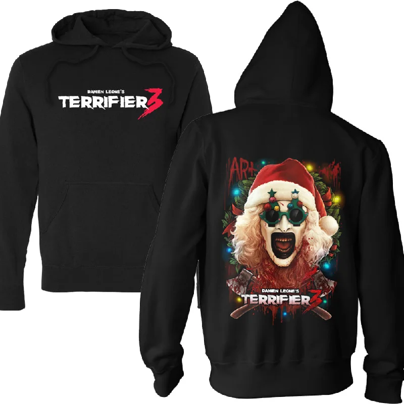 Free Design Terrifier 3 Yuletide Terror Pullover Hoodie