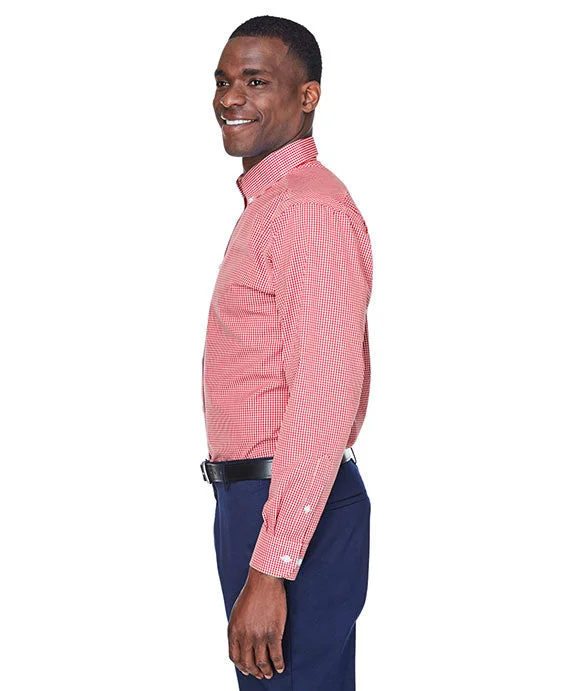 Advanced Customization D640 - Devon & Jones Mens Crown Woven Collection™ Gingham Check Shirt Advanced Customization D640 - Devon & Jones Mens Crown Woven Collection™ Gingham Check Shirt
