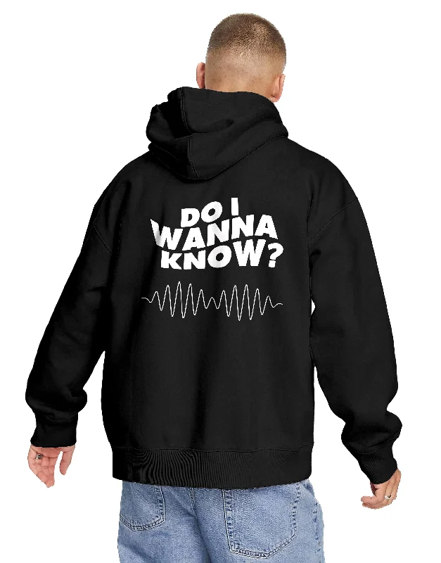 Comfortable And Cold-proof Do I Wanna Know? (Back Print) Hoodie
