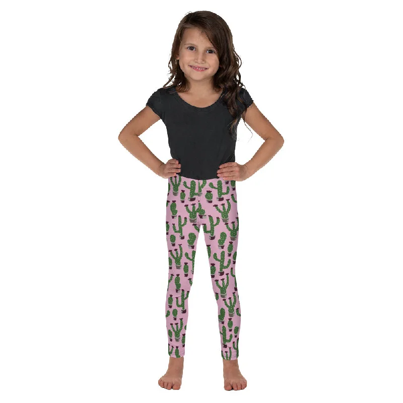 Lively And Youthful Cactus Love Kid's Leggings