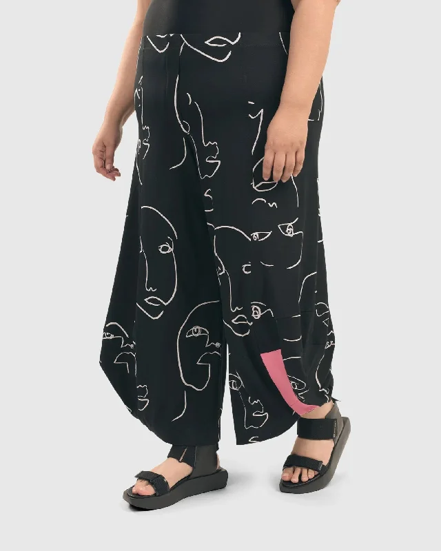 Elegant Design Susan Punto Pants, Faces