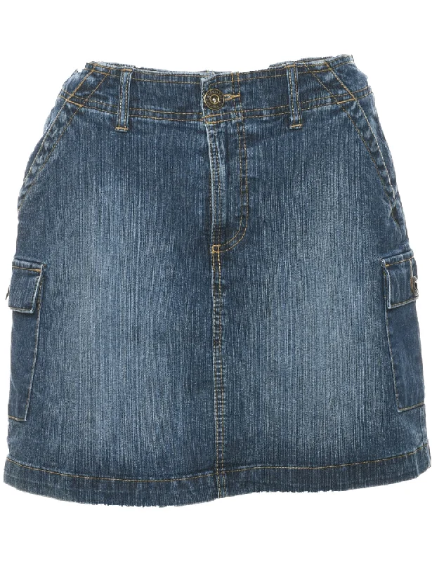 Must-have For Fashion A-Line Denim Skort - M