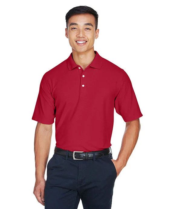 Loose Fit DG150 - Devon & Jones Mens DRYTEC20™ Performance Polo Shirt | Red