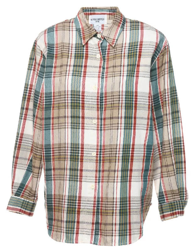 Elegant Comfort Alfred Dunner Checked Shirt - L