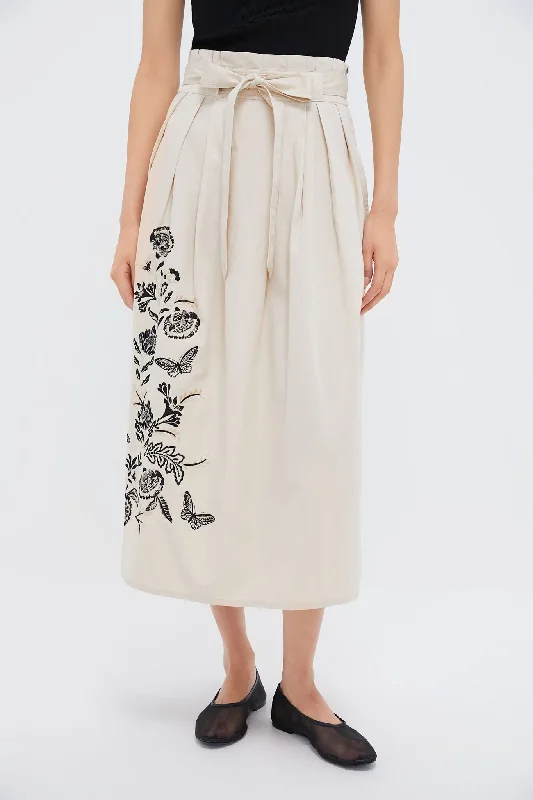 Floral Prints Oyster Tobias Skirt
