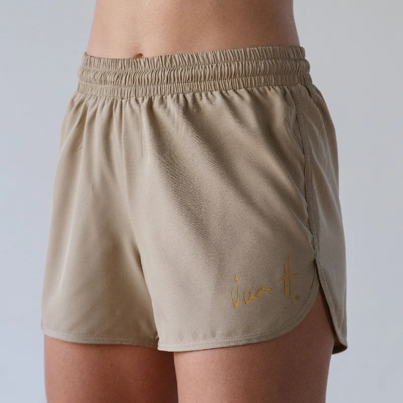 Daily Comfort Women's PRE Running Short Khaki