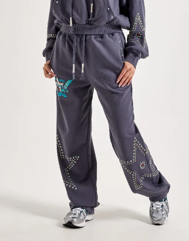 Youthful Street Fashion First Row Washed Wide Pants