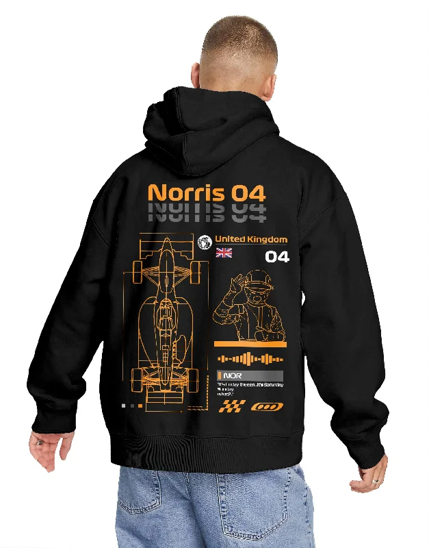 Refreshing Design Number 04 | Grand Prix Hoodie (Left Pocket & Back)