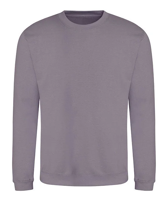 Luxury Fashion JHA030 - Just Hoods By AWDis Adult Midweight College Crewneck Sweatshirt | Dusty Lilac Luxury Fashion JHA030 - Just Hoods By AWDis Adult Midweight College Crewneck Sweatshirt | Dusty Lilac