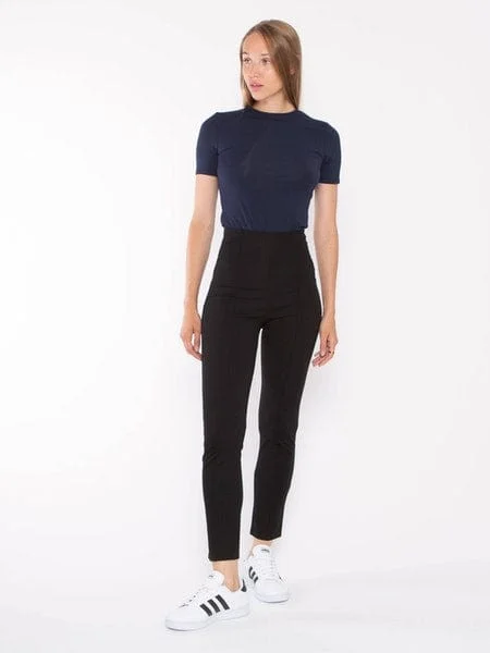 Celebrity Style Ripley Rader Ponte Knit Slim Leg Pant
