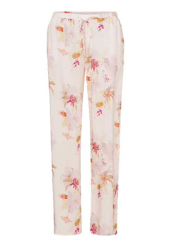 Fashionable Items Sleep And Lounge Woven Long Pant | Bustling Garden 77617-2956