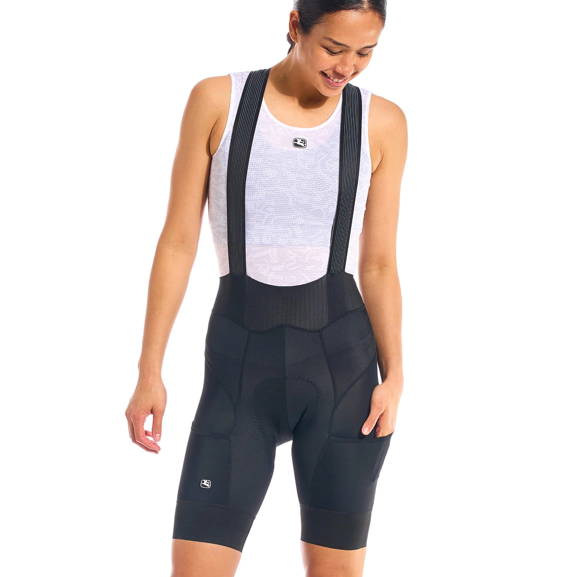 Classic Retro Women's FR-C Pro Cargo Bib Short - BLACK