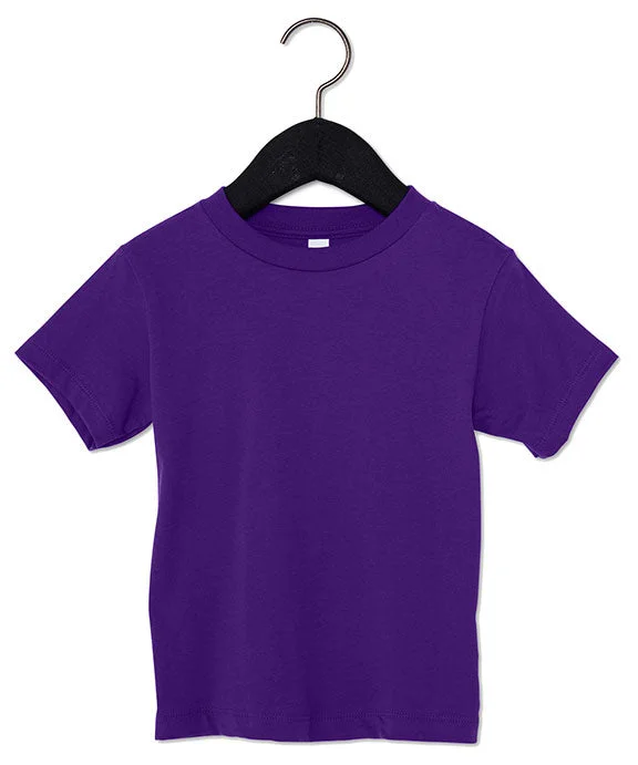 Elegant And Noble 3001T - Bella + Canvas Toddler Jersey Short Sleeve T-Shirt | Team Purple Elegant And Noble 3001T - Bella + Canvas Toddler Jersey Short Sleeve T-Shirt | Team Purple