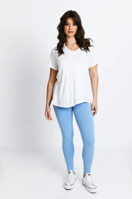 Urban Style Everyday Leggings - Powder Blue