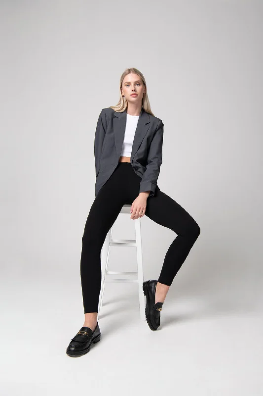 French Style Everyday Leggings - Black