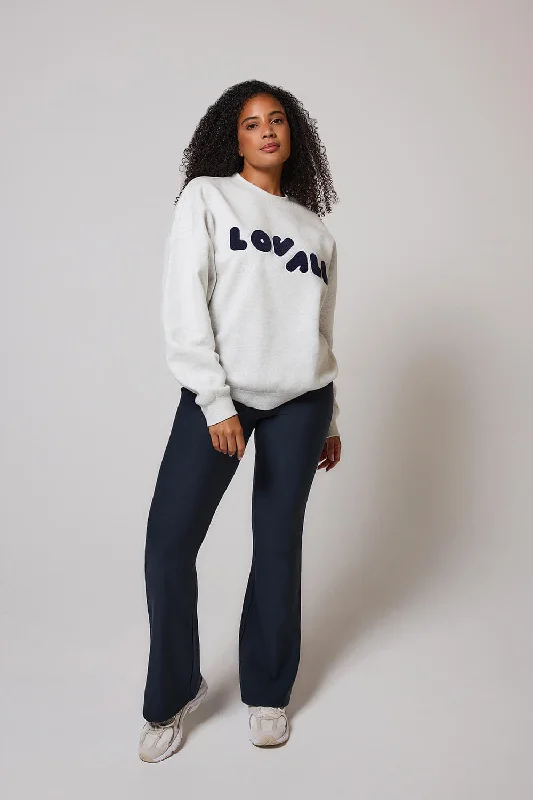 Sports Fashion Winter Flare Leggings - Vintage Navy