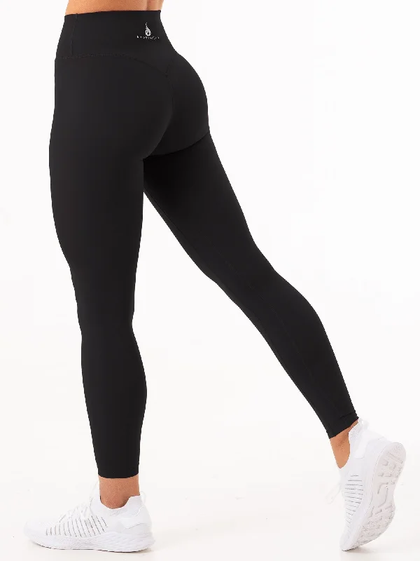 Romantic And Sweet NKD High Waisted Leggings - Black