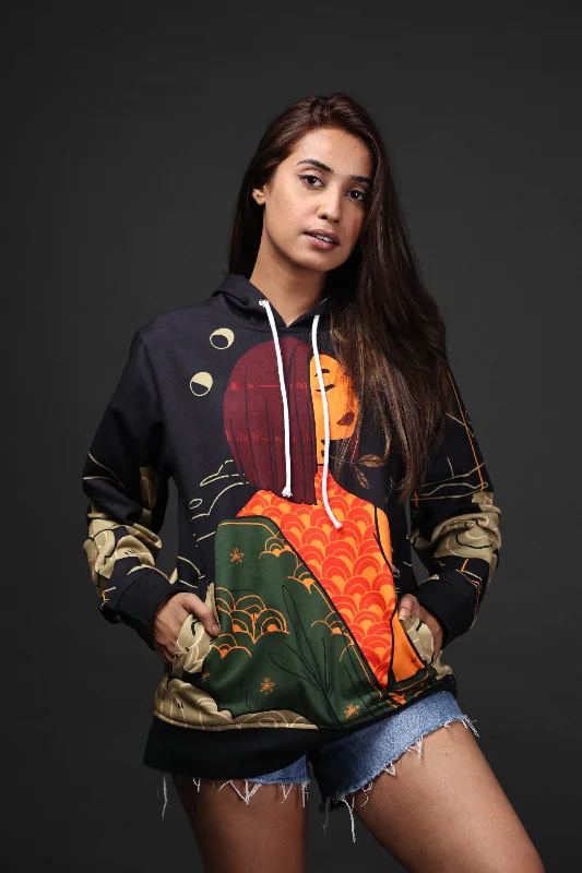 Versatile Wear Ikigai -Women's Hoodie - RDKLU#32