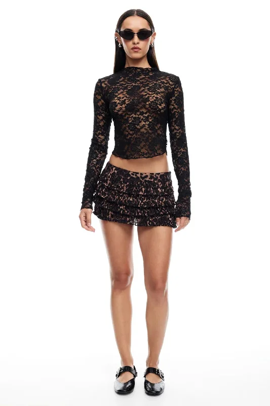 Cool Style LIONESS Match Point Mini Skort Leopard