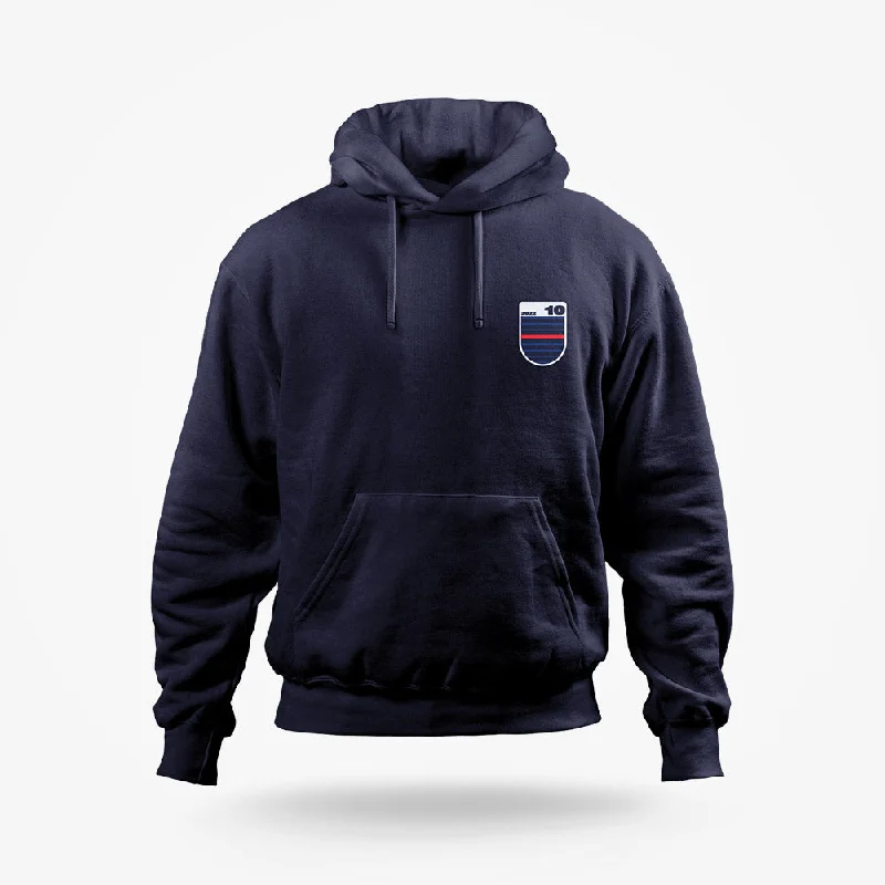 French Style France's No. 10 | Mbappe Tribute Hoodie (Left Pocket)