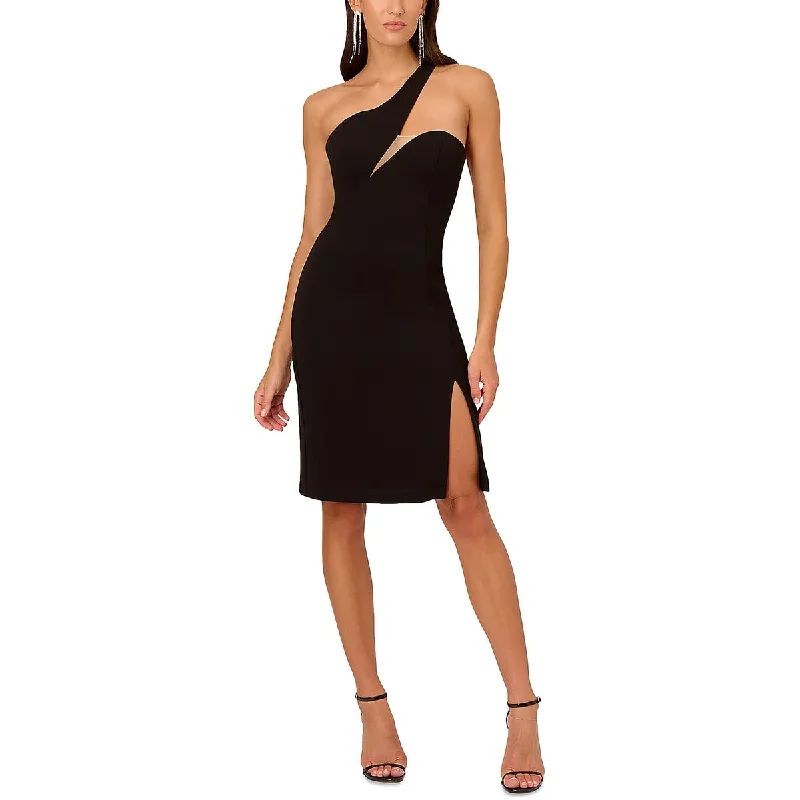 Fashion Touch Liv Foster Womens Twill Asymmetric Cocktail And Party Dress