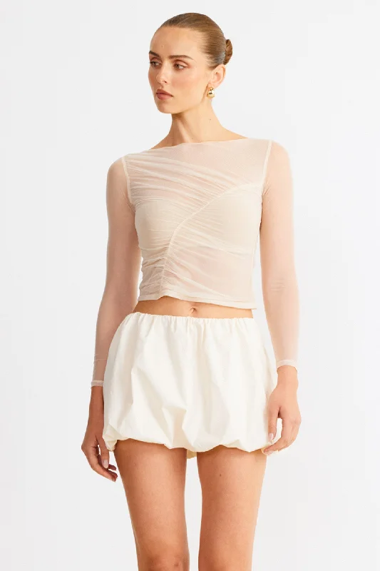 Embroidery Design SNDYS Freja Bubble Skirt Chalk
