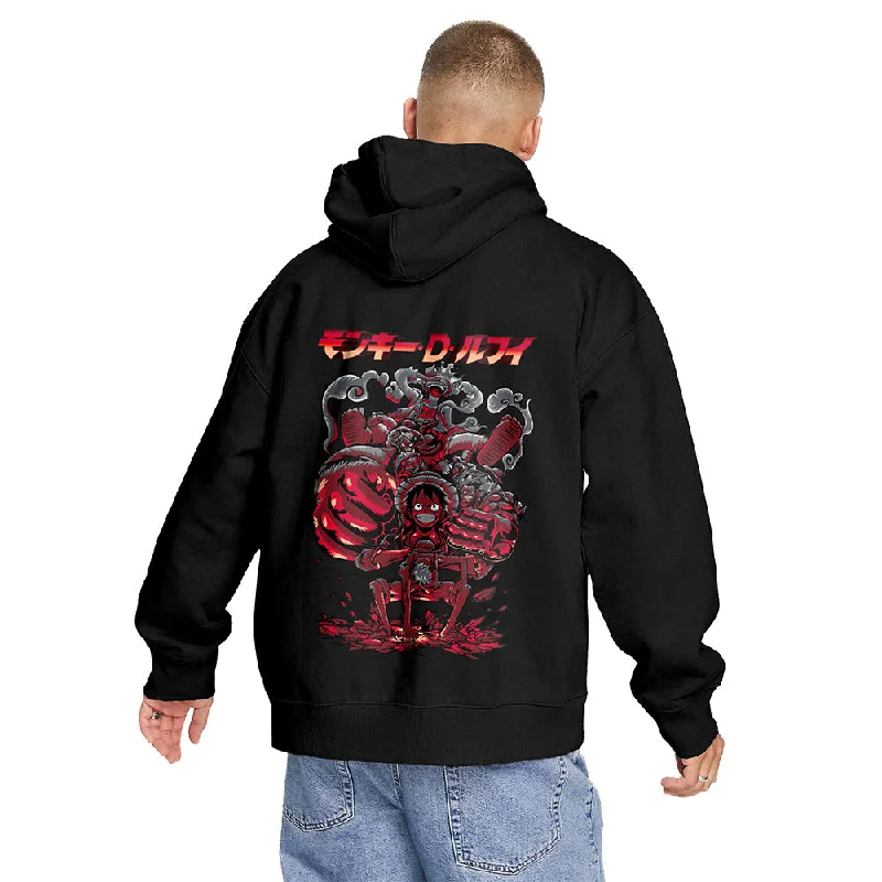 Classic Style Luffy's Gears Hoodie ( Front & Back)