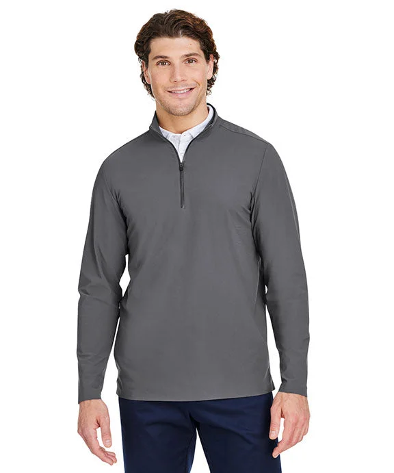 Low-key Luxury DG410 - Devon & Jones CrownLux Performance® Mens Windsor Welded Quarter-Zip | Graphite Low-key Luxury DG410 - Devon & Jones CrownLux Performance® Mens Windsor Welded Quarter-Zip | Graphite