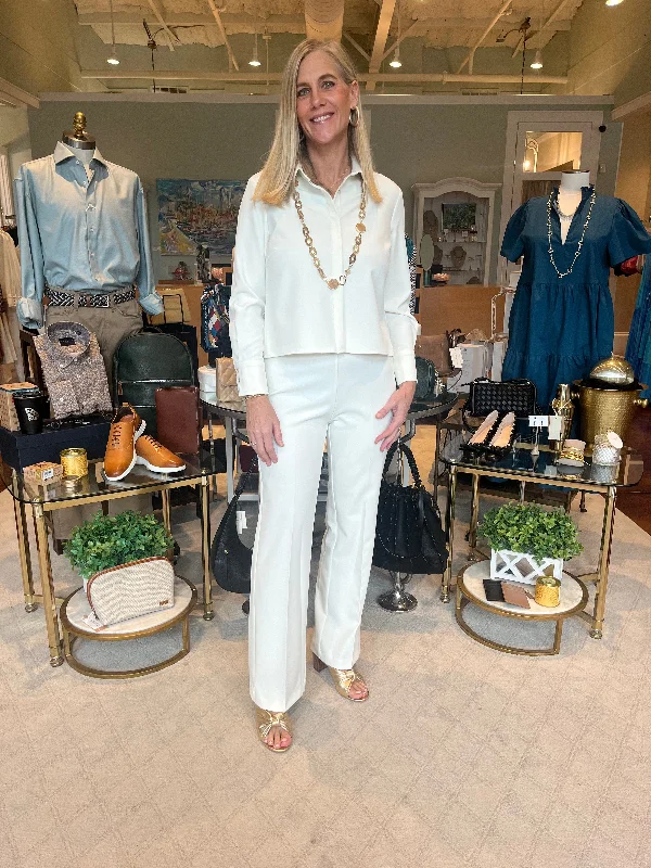 Knowledge And Elegance Estelle & Finn Full Leg Pull On Pant