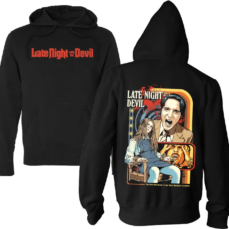 Comfortable Wear Late Night With The Devil Exorcism With A Twist Pullover Hoodie