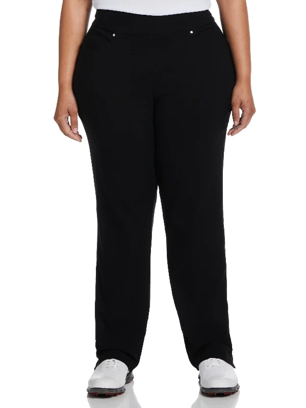 Urban Style Women's Plus Size Pull-On Golf Pant