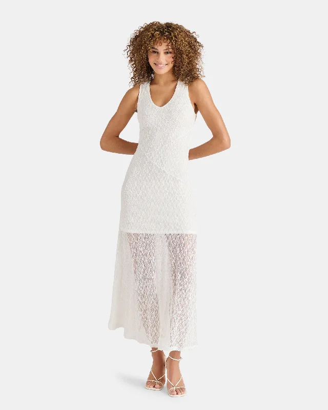 Effortless Wear THEO DRESS WHITE