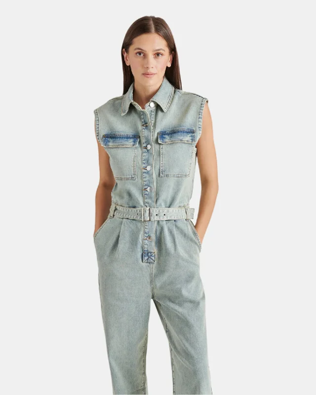 Fashion And Simplicity OLYNNE JUMPSUIT DENIM