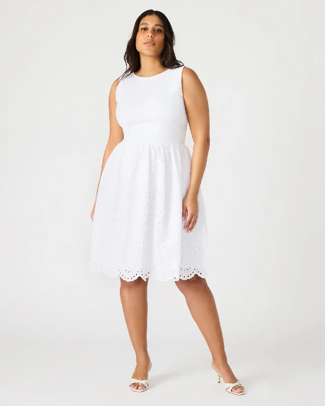 Daily Comfort JULIAN DRESS WHITE