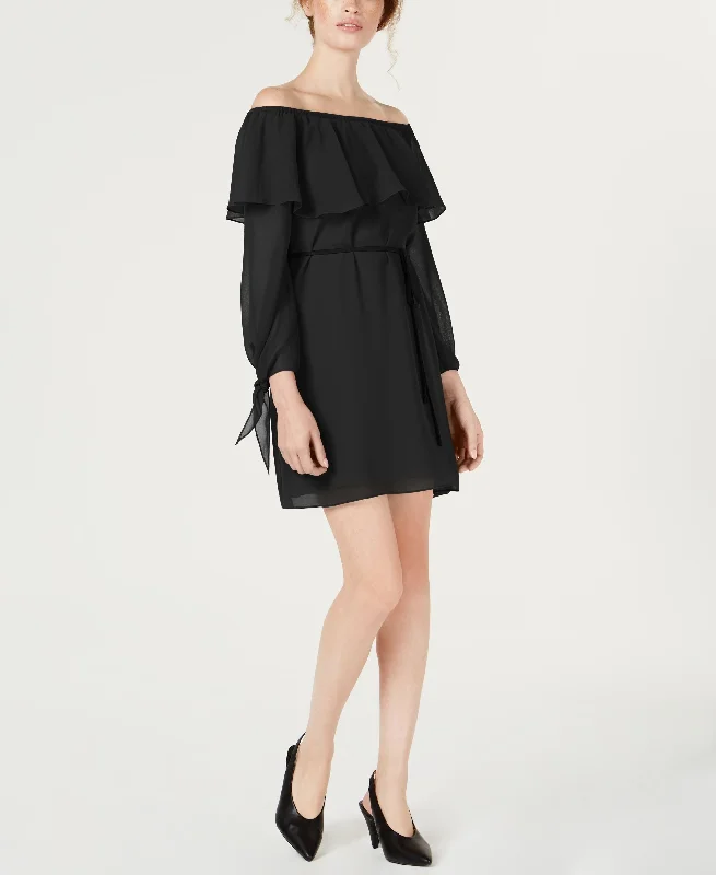 Breathable Comfort Maison Jules Ruffled Off The Shoulder Dress
