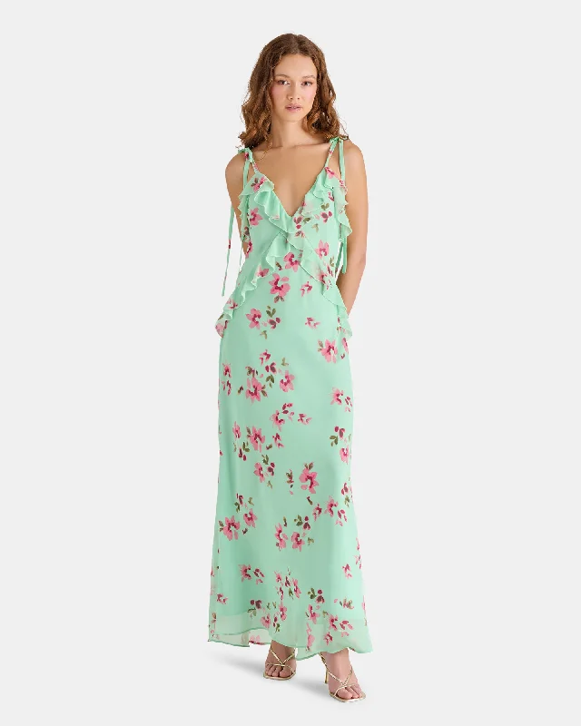 Soft Touch ADALINA DRESS MINT FLORAL GREEN
